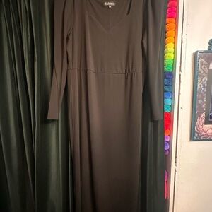 Eloquii Black Long Sleeve Dress
